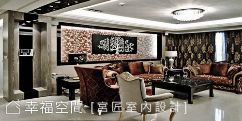 材質呼應 串連奢美空間